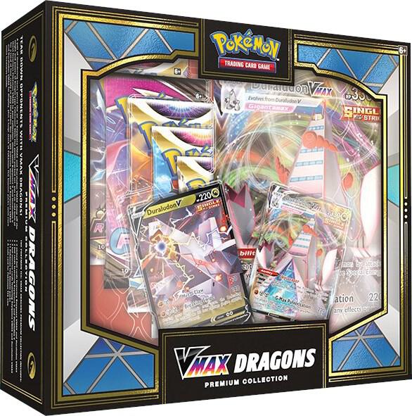 Pokemon TCG: VMAX Dragons Premium Collection Box