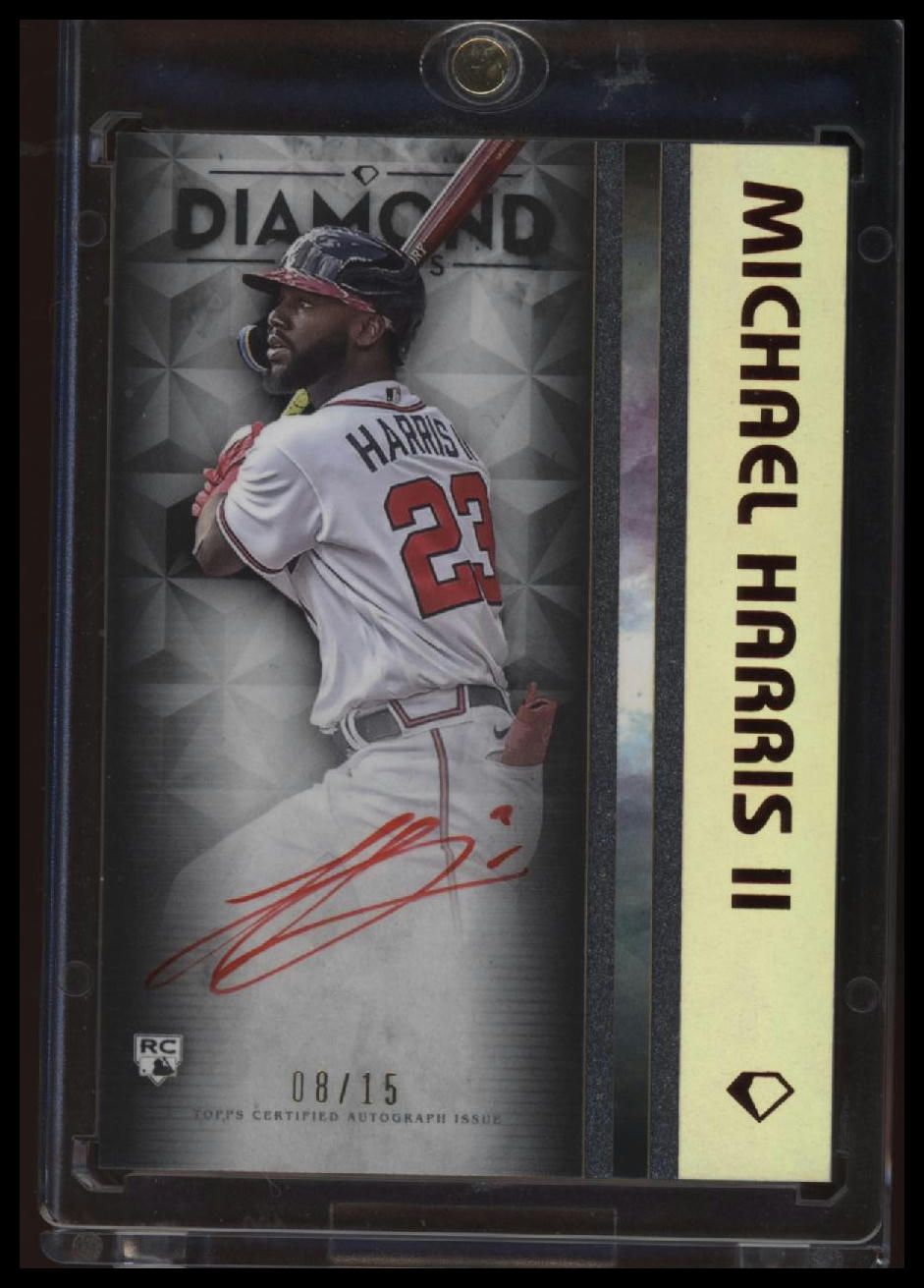 2023 Topps Diamond Icons - PolychromatINK Red Ink Michael Harris II #/15