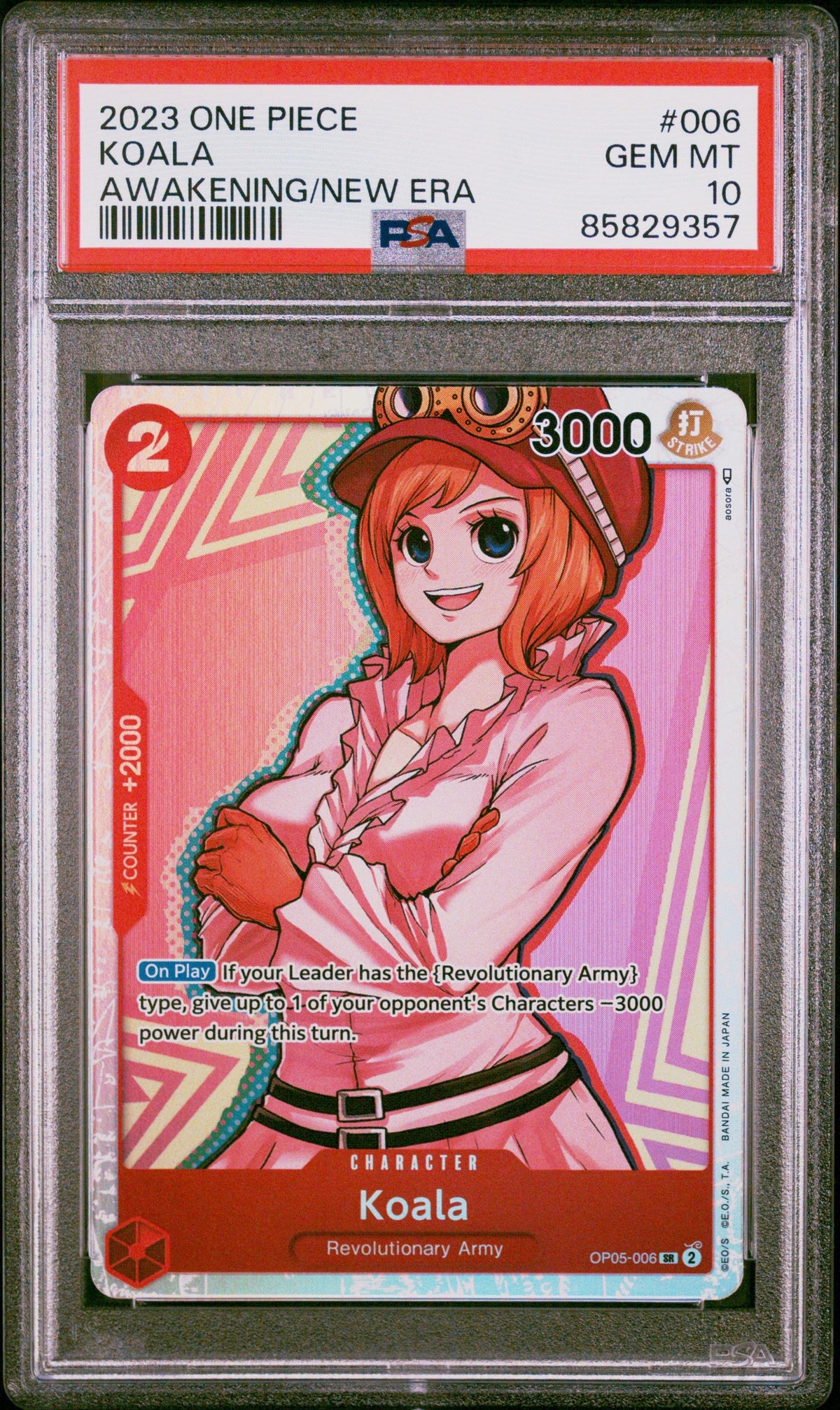 2023 One Piece Awakening Of The New Era Koala PSA 10 85829357