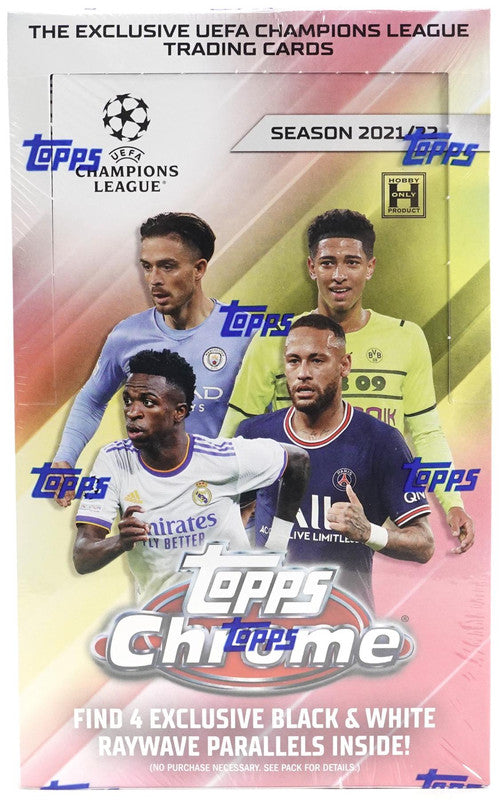 2021/22 Topps UEFA Champions League Chrome Soccer Hobby Lite Box