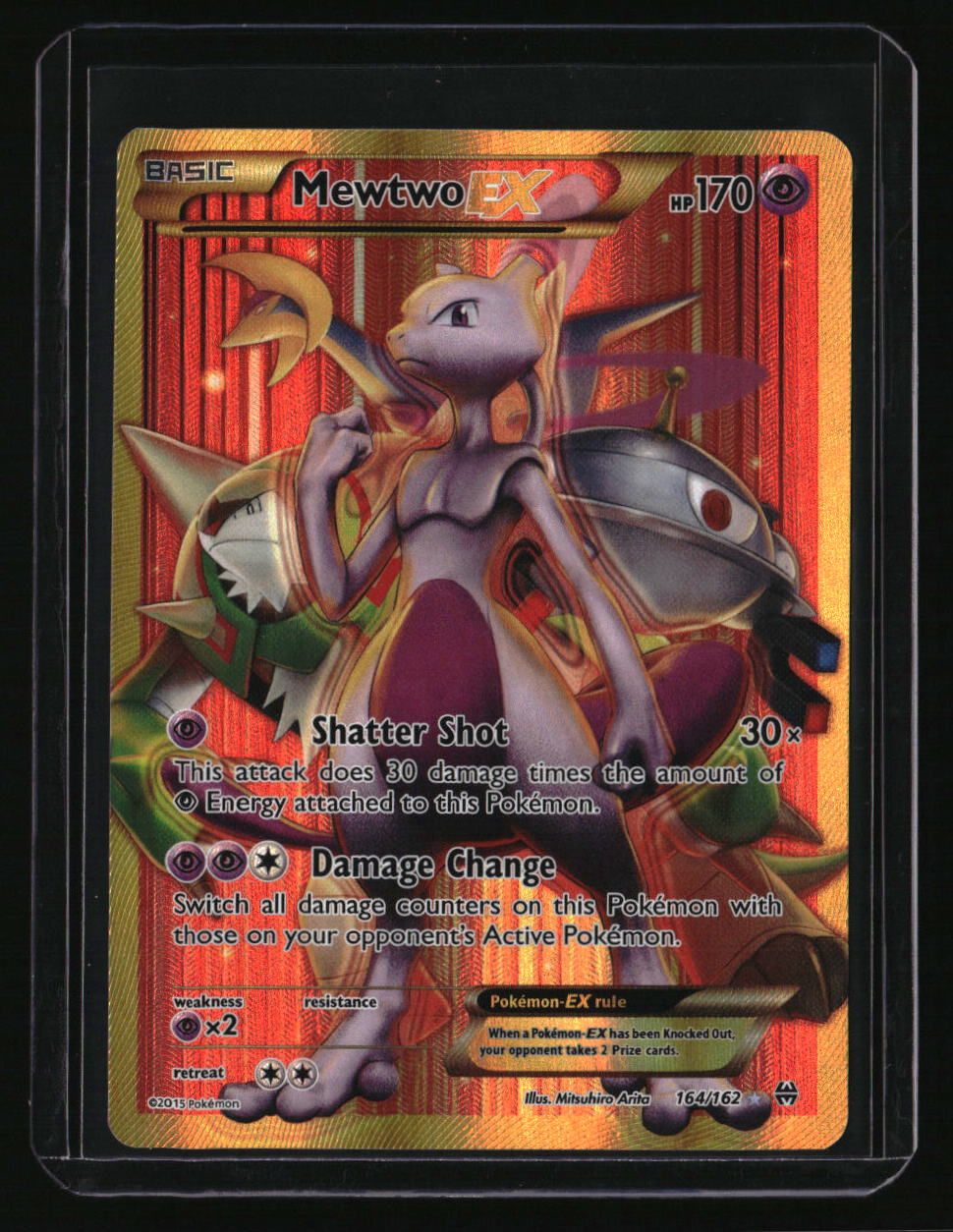 XY - BREAKthrough Mewtwo EX (164 Secret Full Art)