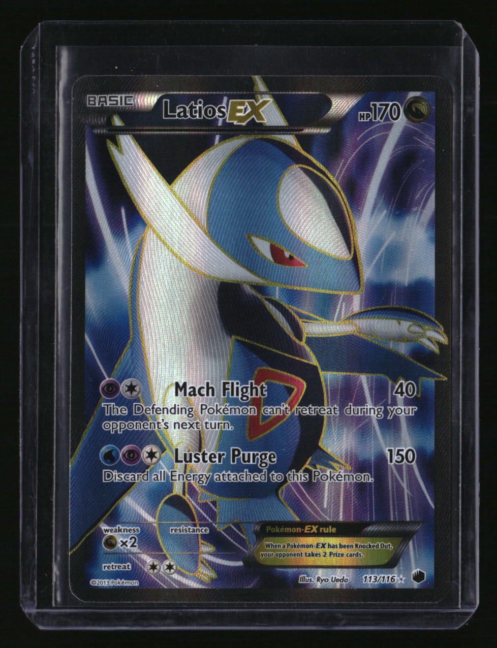 Plasma Freeze Latios EX (113 Full Art) LP