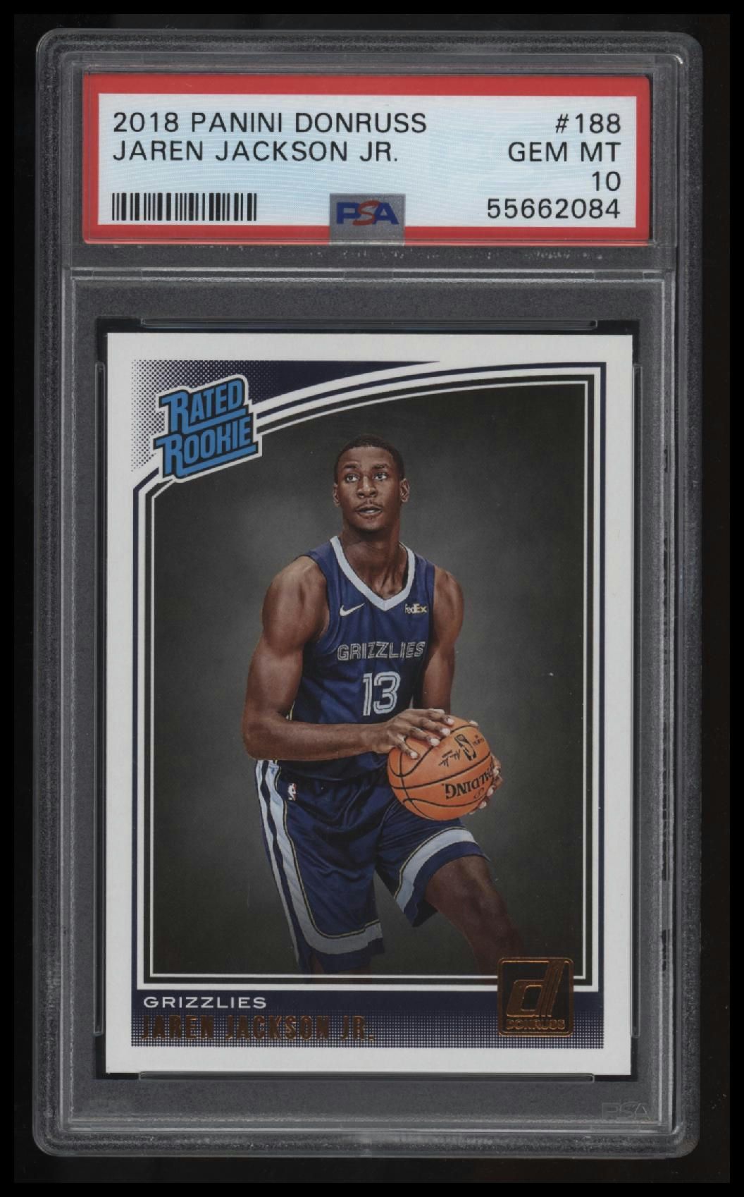 2018 Panini Donruss Jaren Jackson Jr. PSA 10