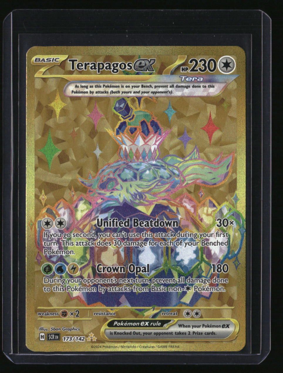 Stellar Crown Terapagos ex Hyper Rare 173/142