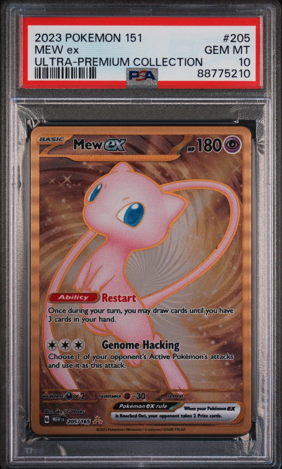 2023 Pokemon 151 Ultra-Premium Collection Mew Ex PSA 10