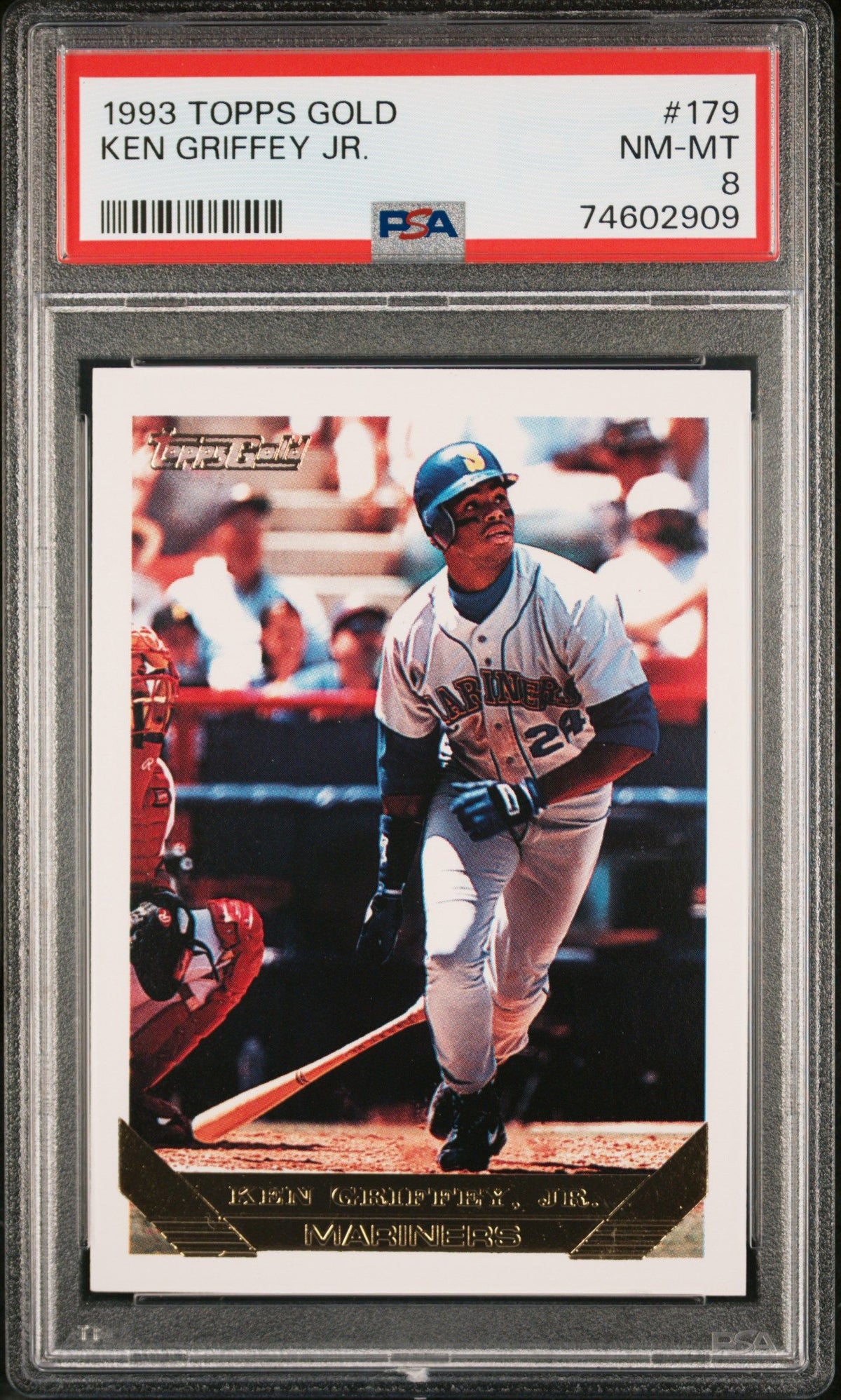 1993 Topps Gold Ken Griffey Jr. PSA 8