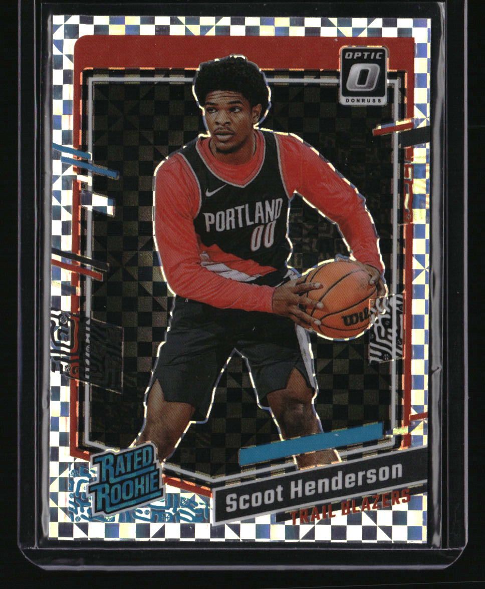 2023-24 Donruss Optic Scoot Henderson Checkerboard