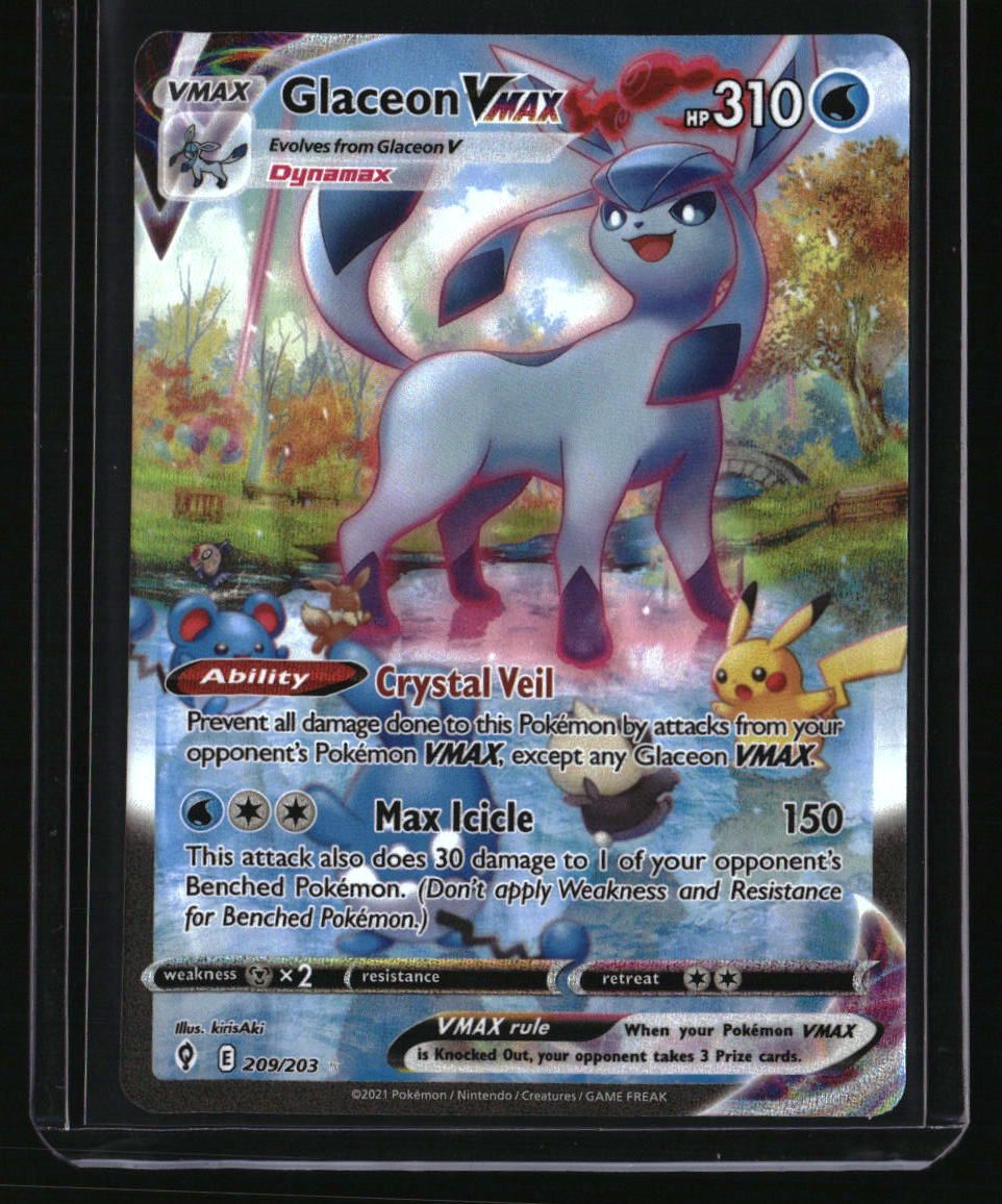 SWSH07: Evolving Skies Glaceon VMAX (Alternate Art Secret)