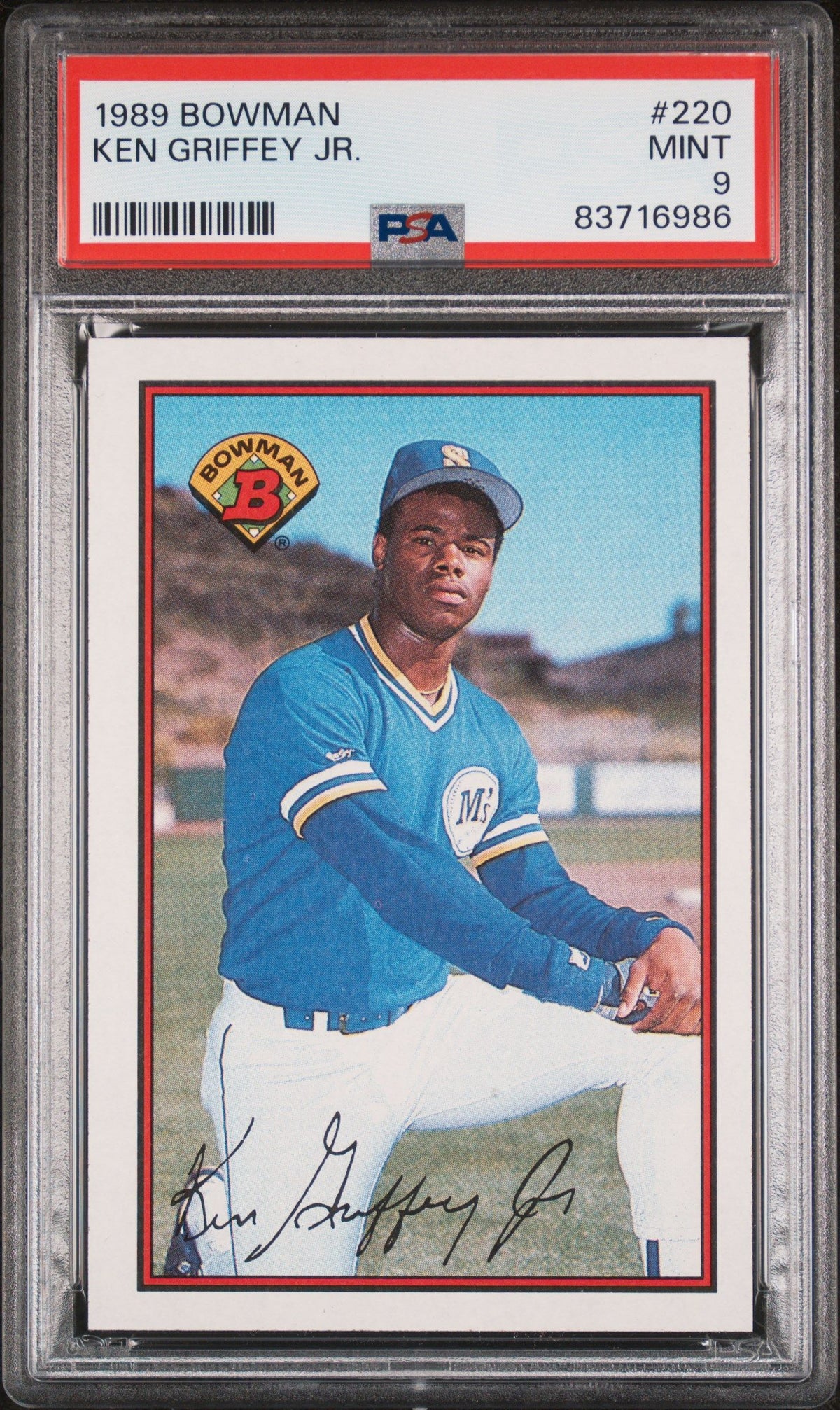 1989 Bowman #220 Ken Griffey Jr. PSA 9