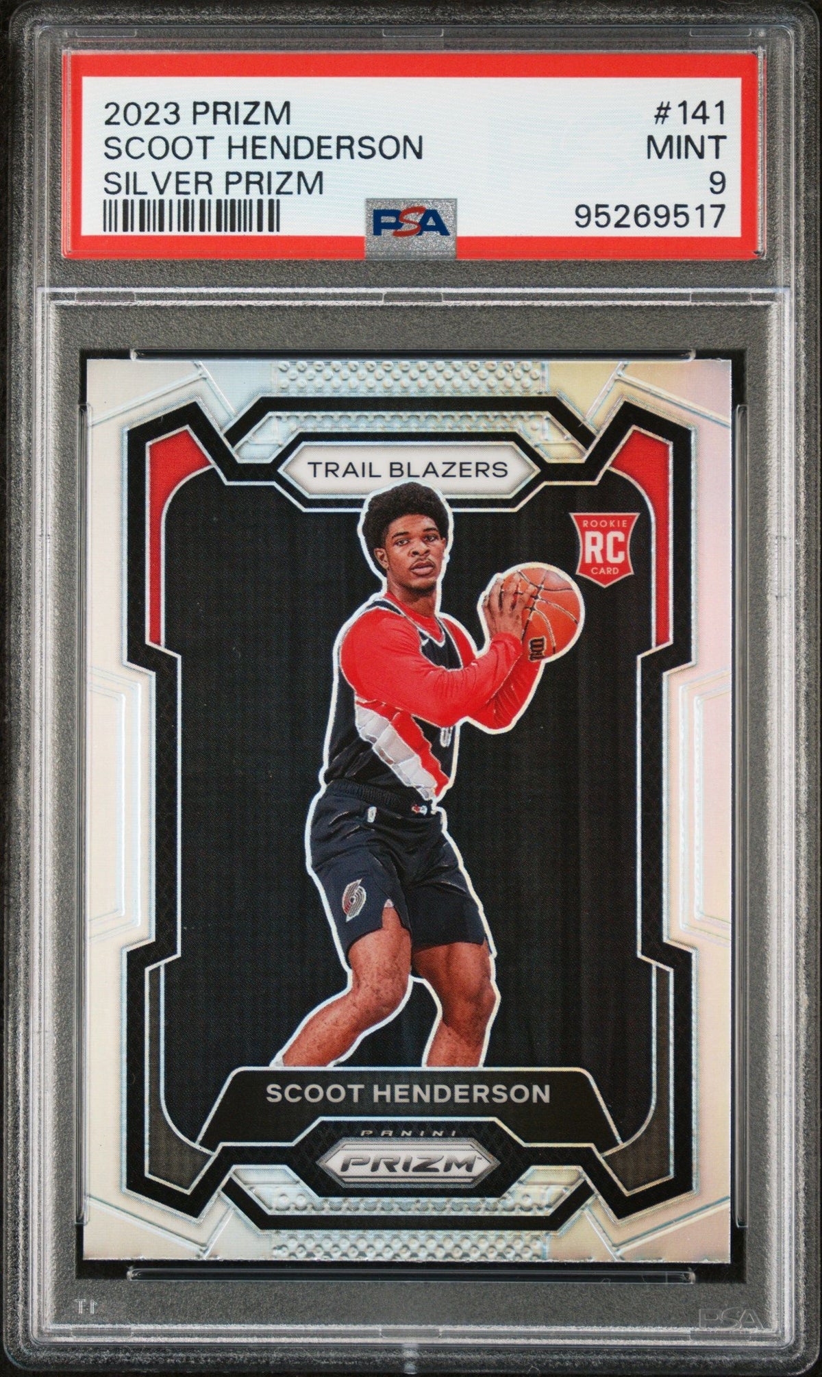 2023 Panini Prizm Scoot Henderson Silver Prizm PSA 9