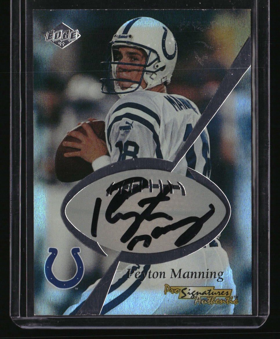 1999 Collector&#39;s Edge Masters Peyton Manning Pro Signature Authentics #/500