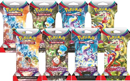 Pokemon: Scarlet &amp; Violet Sleeved Booster Pack (8 Count)