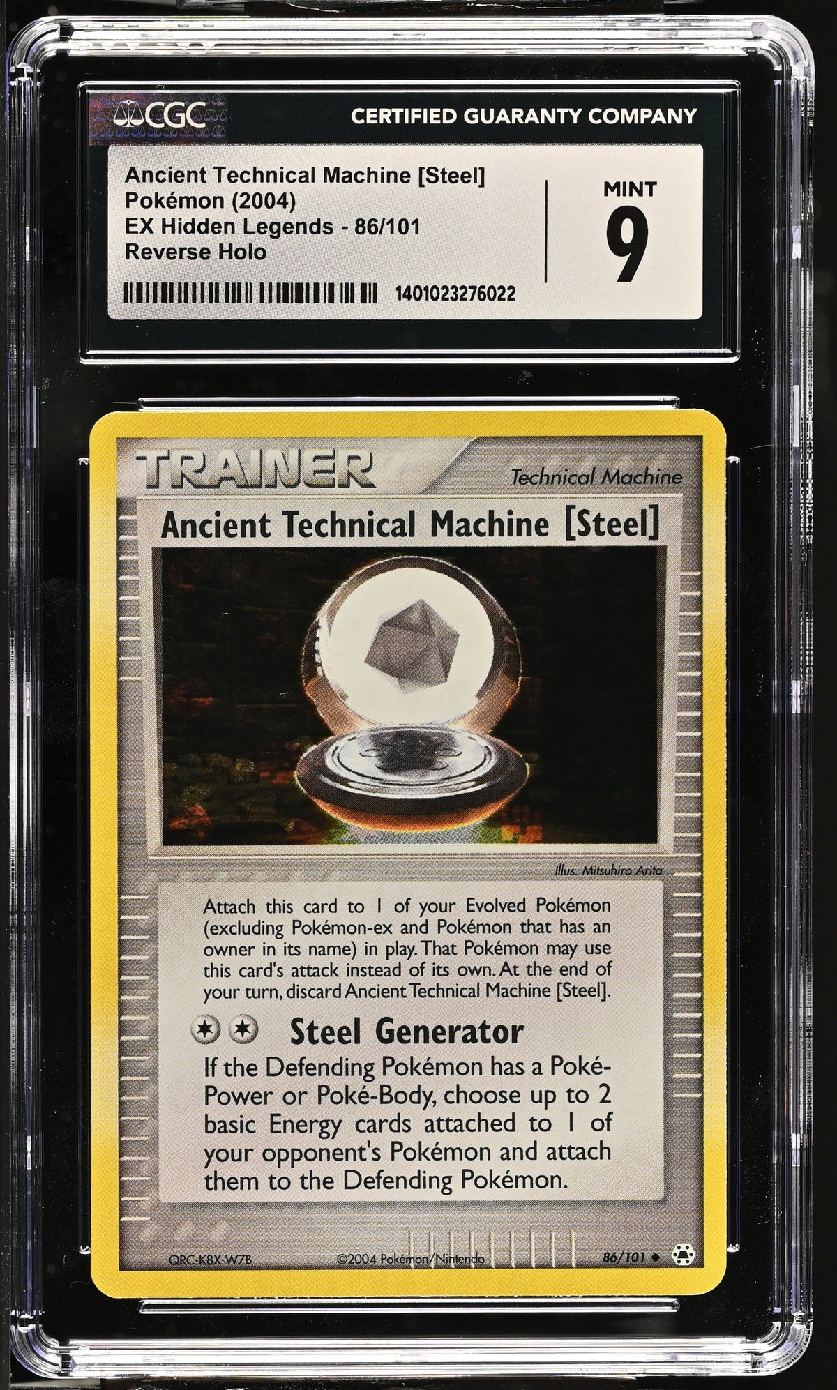 2004 EX Hidden Legends Ancient Technical Machine [Steel] CGC 9