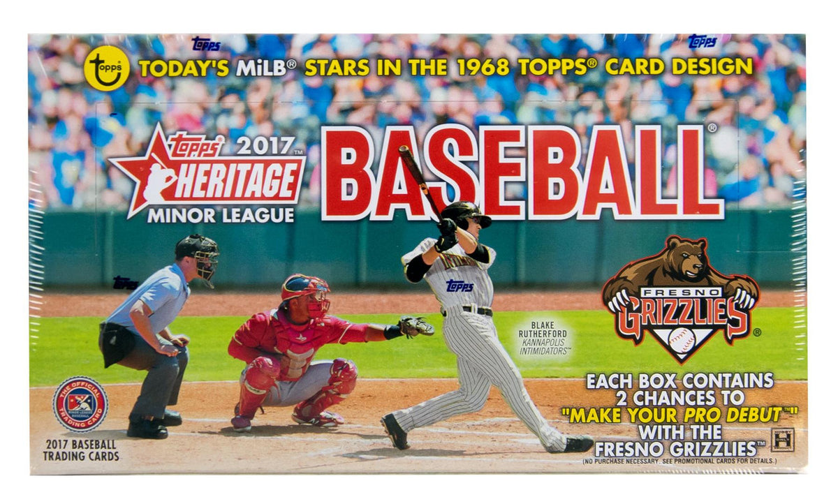 2017 Topps Heritage Minor League Baseball Hobby Box