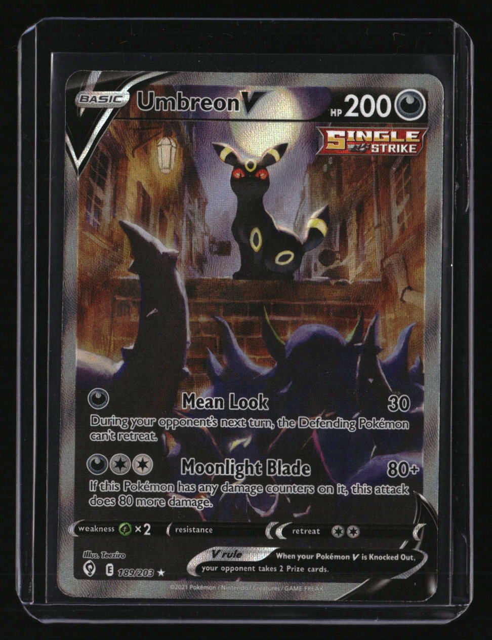 SWSH07: Evolving Skies Umbreon V (Alternate Full Art) LP