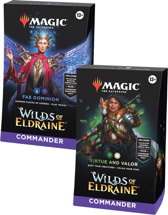 Magic the Gathering: Wilds of Eldraine Commander Deck Bundle