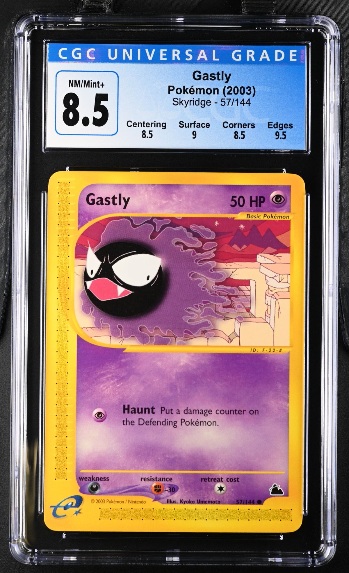 2003 Skyridge Gastly CGC 8.5