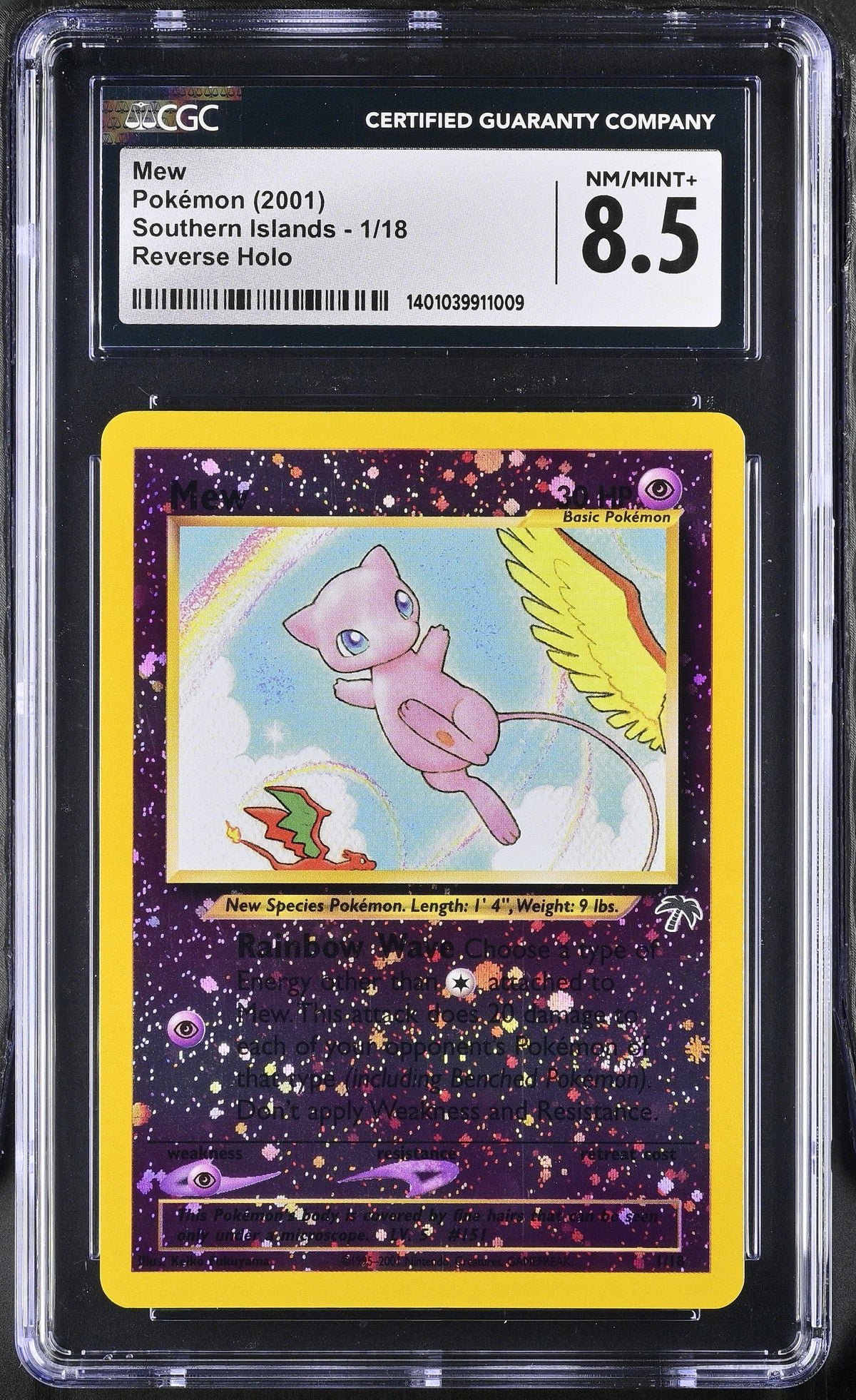 2001 Southern Islands Mew CGC 8.5