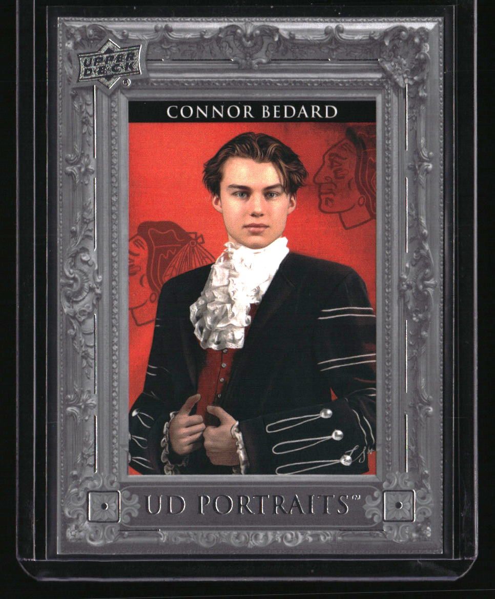 2023-24 Upper Deck Connor Bedard UD Portraits Silver Frame #/99