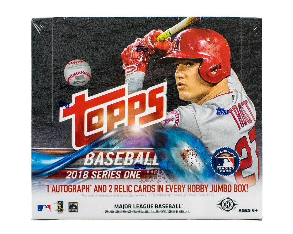 2018 Topps Series 1 Baseball Hobby Jumbo Box