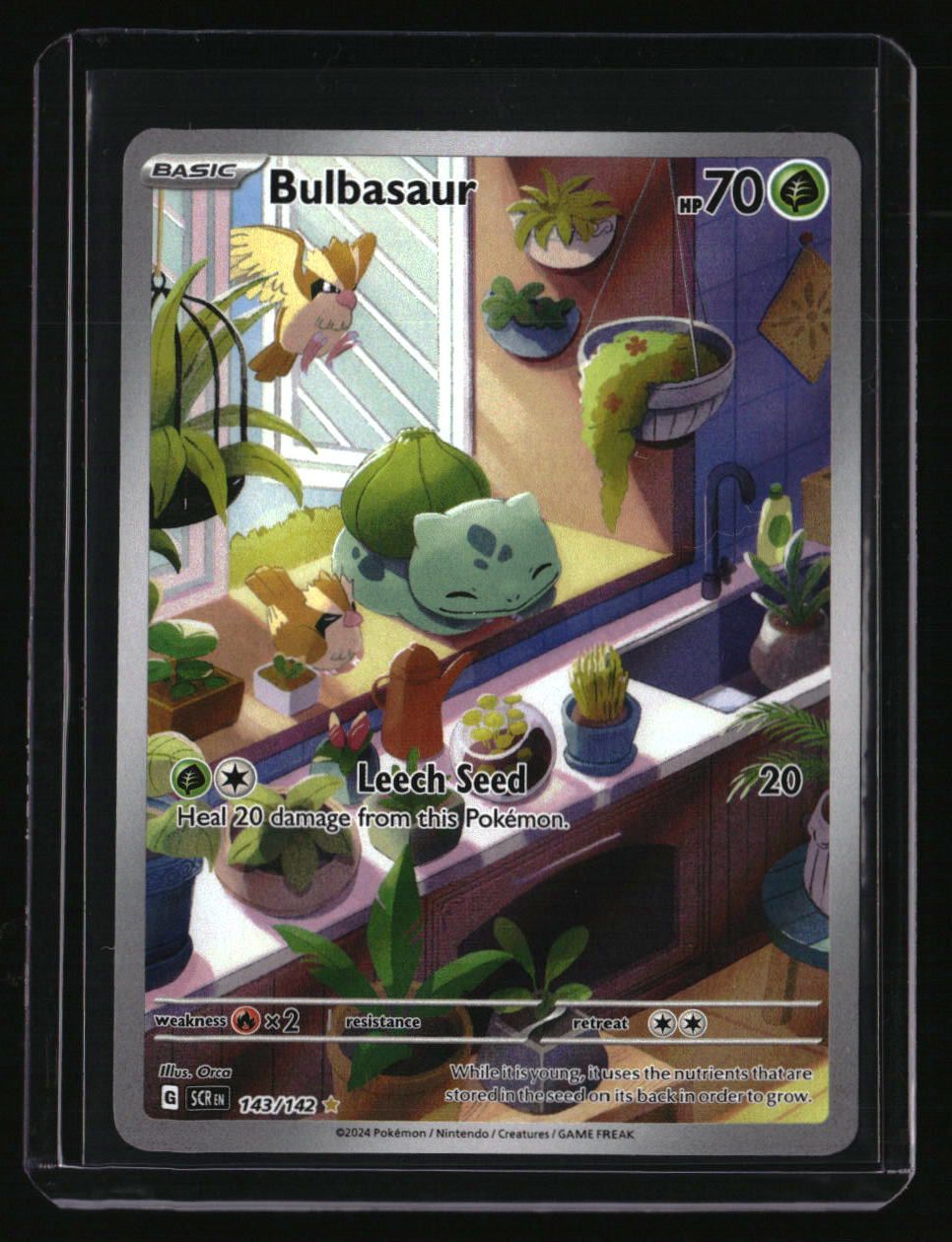 Stellar Crown Bulbasaur Art Rare #143/142 10001941