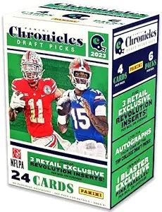 2023 Panini Chronicles Draft Football 6-Pack Blaster Box (Revolution Inserts!)