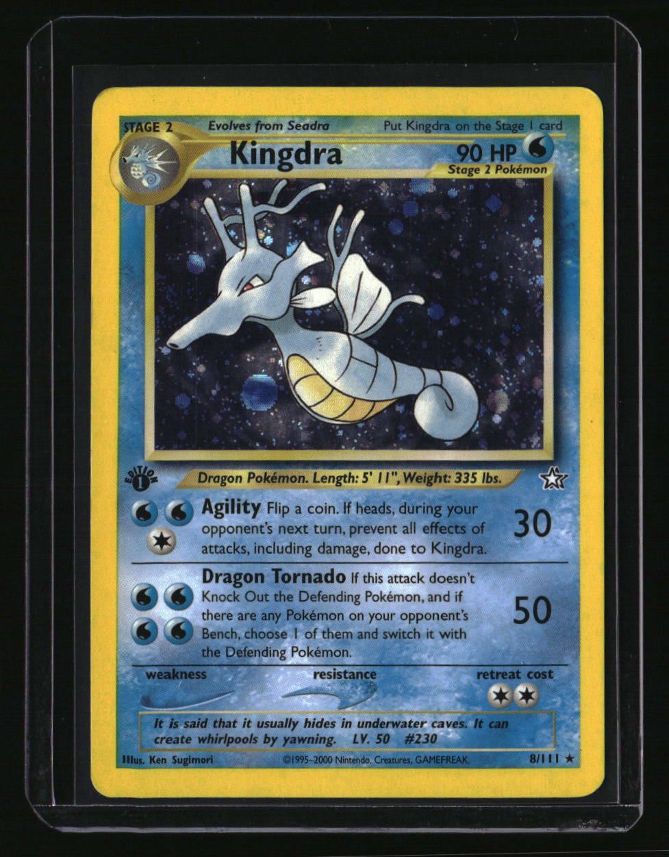 Neo Genesis Kingdra 1st Edition Holo