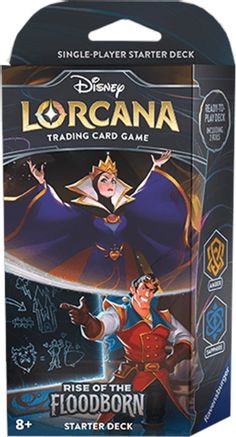 Disney Lorcana: Rise of the Floodborn Starter Deck (Amber &amp;amp; Sapphire)