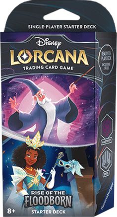 Disney Lorcana: Rise of the Floodborn Starter Deck (Amethyst &amp;amp; Steel)