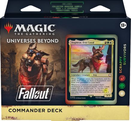 Magic the Gathering: Universes Beyond - Fallout Commander Deck (Scrappy Survivors)