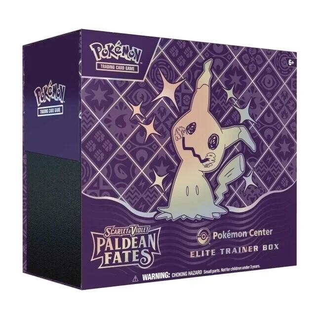 Pokemon Scarlet and Violet: Paldean Fates Pokemon Center Elite Trainer Box