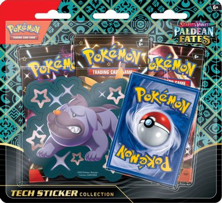 Pokemon Scarlet and Violet: Paldean Fates Tech Sticker Collection (Maschiff)