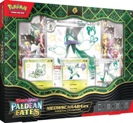 Pokemon Scarlet and Violet: Paldean Fates Premium Collection Box (Meowscarada Ex)