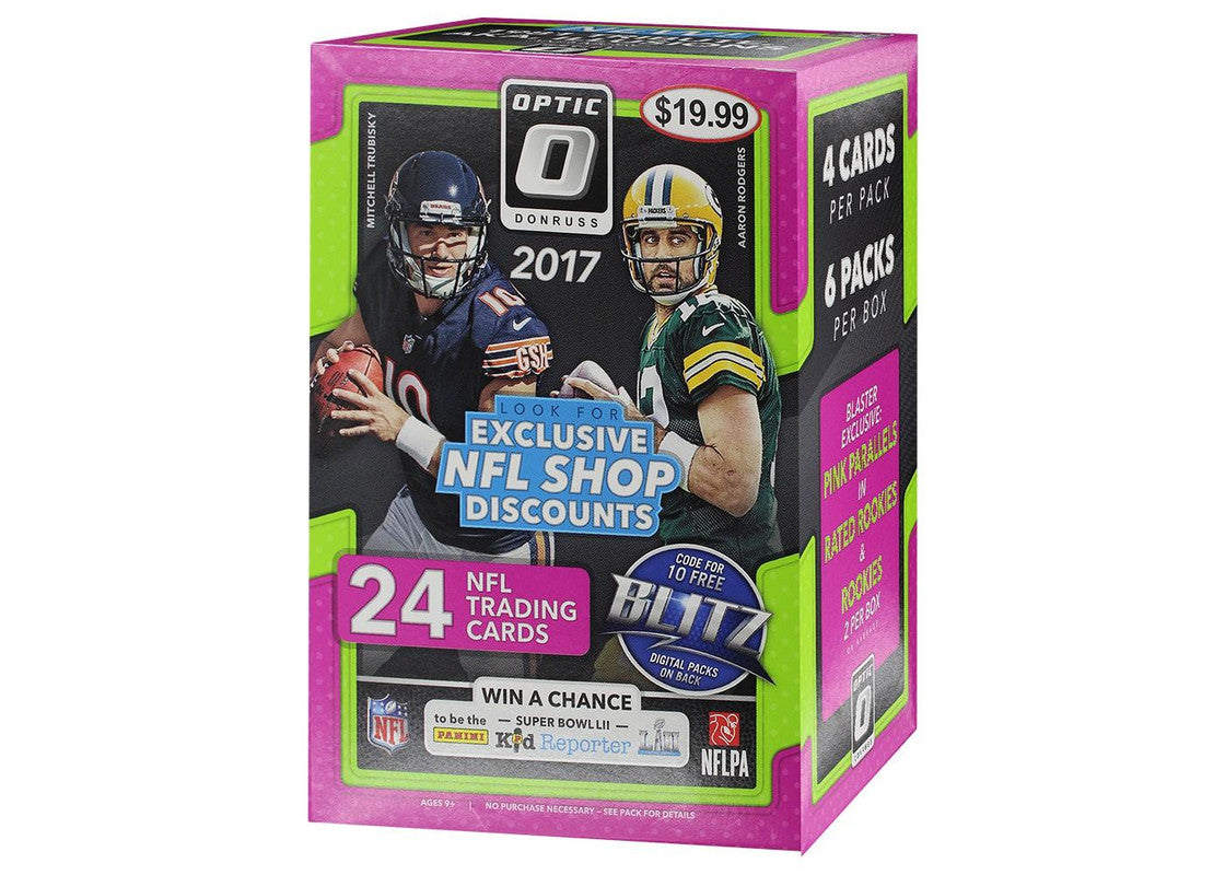 2017 Panini Donruss Optic Football Blaster Box