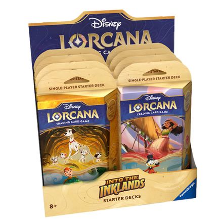 Disney Lorcana: Into The Inklands Starter Deck Display