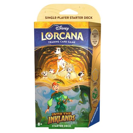 Disney Lorcana: Into The Inklands Starter Deck (Amber and Emerald)