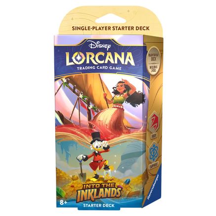 Disney Lorcana: Into The Inklands Starter Deck (Ruby and Sapphire)