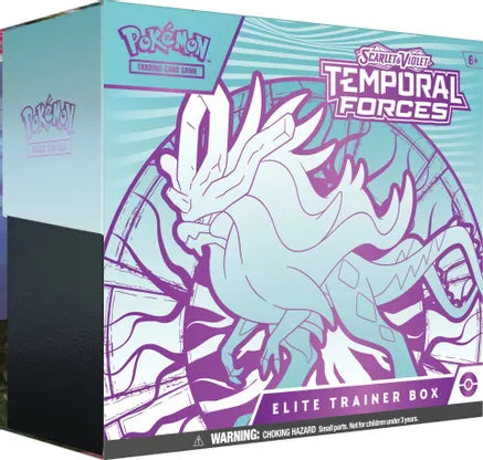 Pokemon Scarlet and Violet: Temporal Forces Elite Trainer Box (Walking Wake)