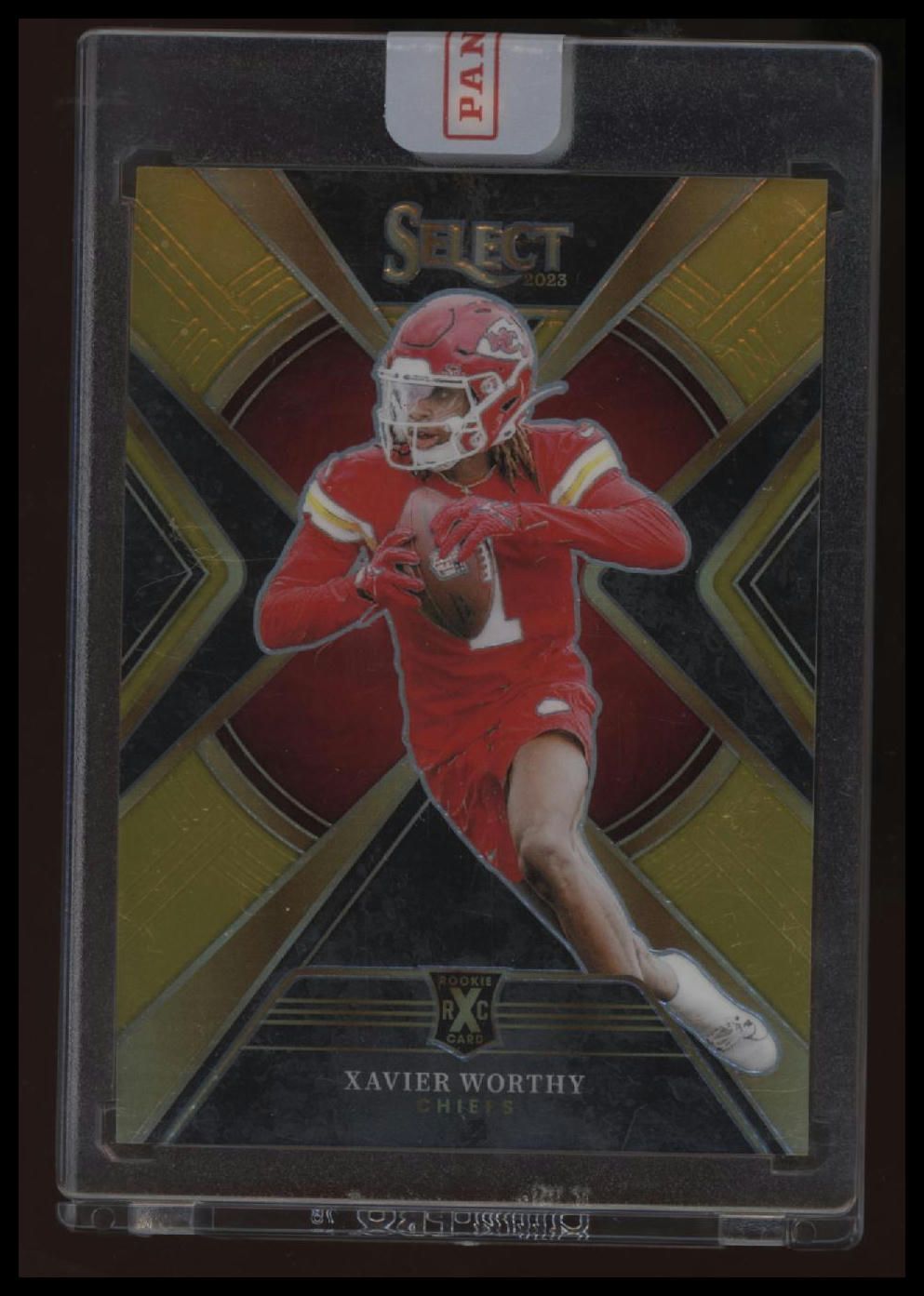 2023 Panini Select Xavier Worthy Gold Prizms #/10