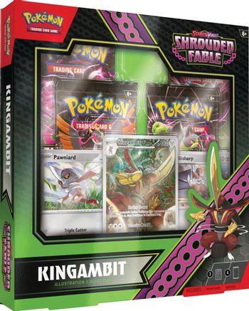 Pokemon Scarlet and Violet: Shrouded Fable Kinggambit Illustraion Collection Box