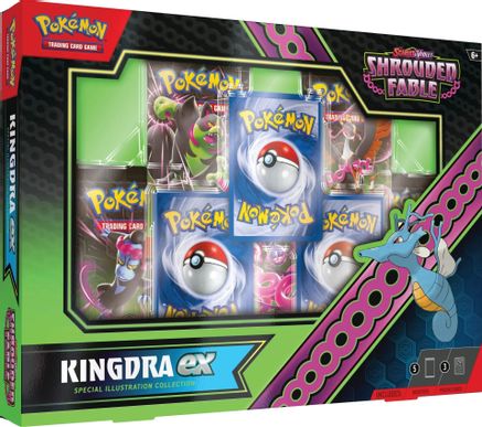 Pokemon Scarlet and Violet: Shrouded Fable Kingdra EX Illustraion Collection Box