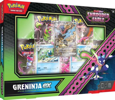 Pokemon Scarlet and Violet: Shrouded Fable Greninja EX Illustraion Collection Box