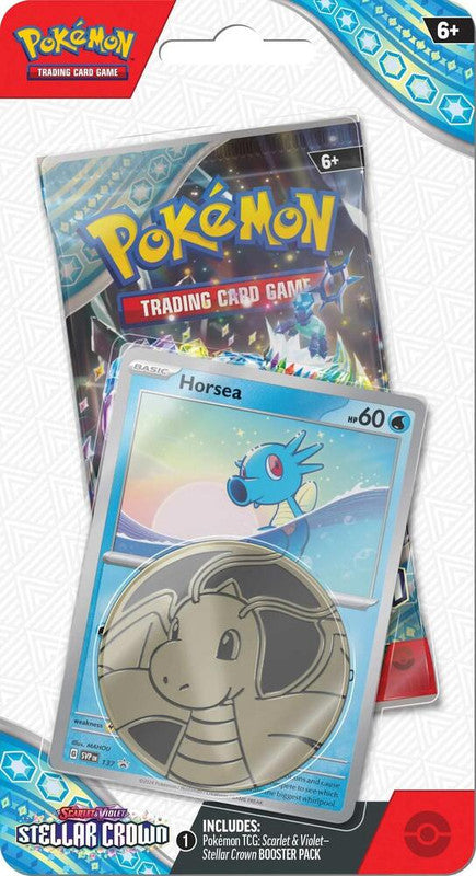 Pokemon Scarlet and Violet: Stellar Crown Checklane Blister [Horsea]