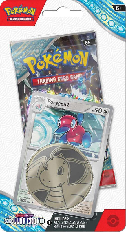 Pokemon Scarlet and Violet: Stellar Crown Checklane Blister [Porygon 2]