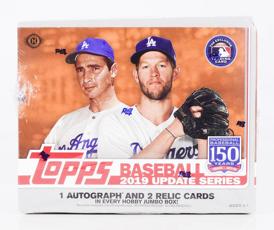 2019 Topps Update Series Baseball Hobby Jumbo Box