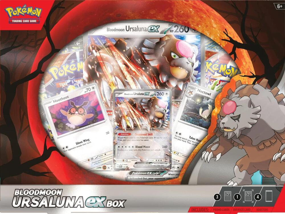 Pokemon TCG: Bloodmoon Ursaluna Ex Box (PRE-ORDER)