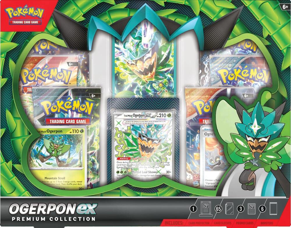 Pokemon TCG: Ogerpon Ex Premum Collection Box (PRE-ORDER)