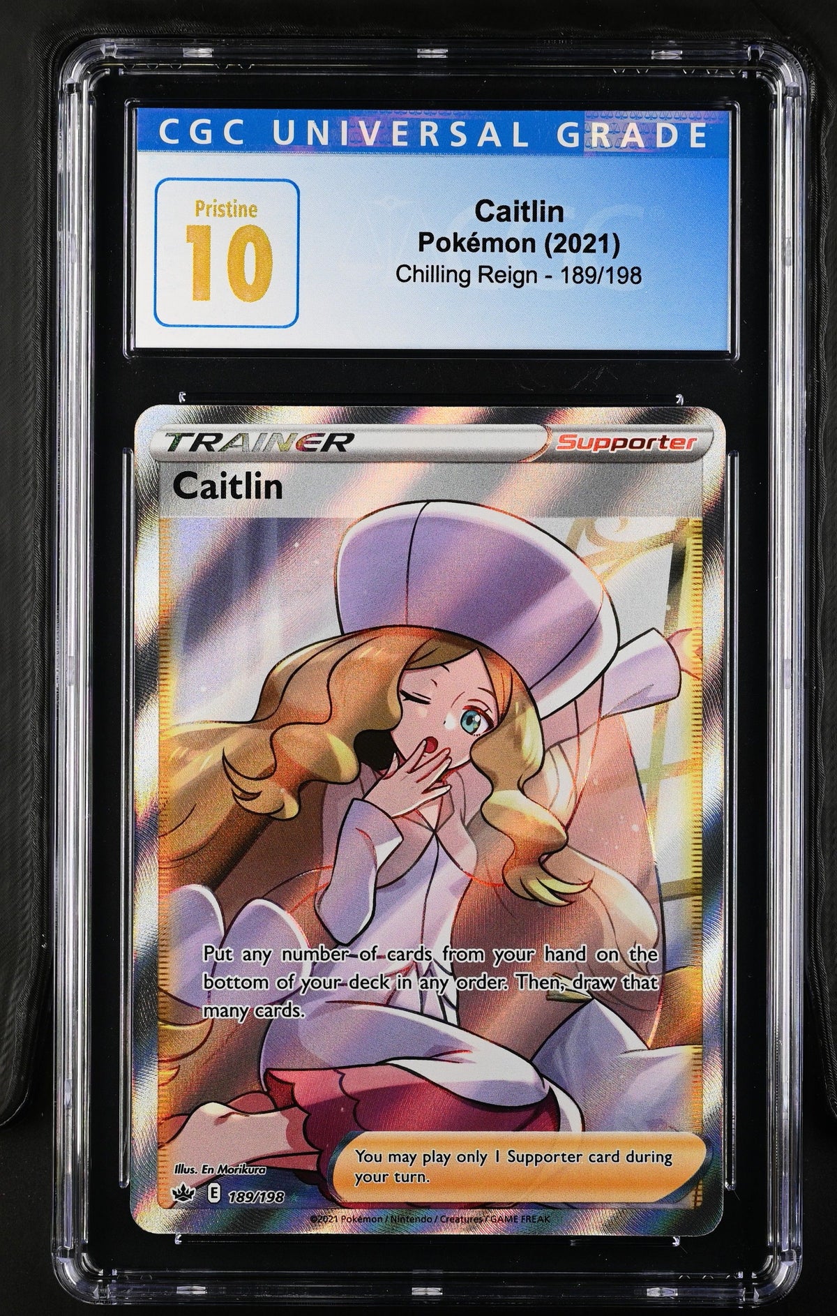 2021 Chilling Reign Caitlin CGC 10