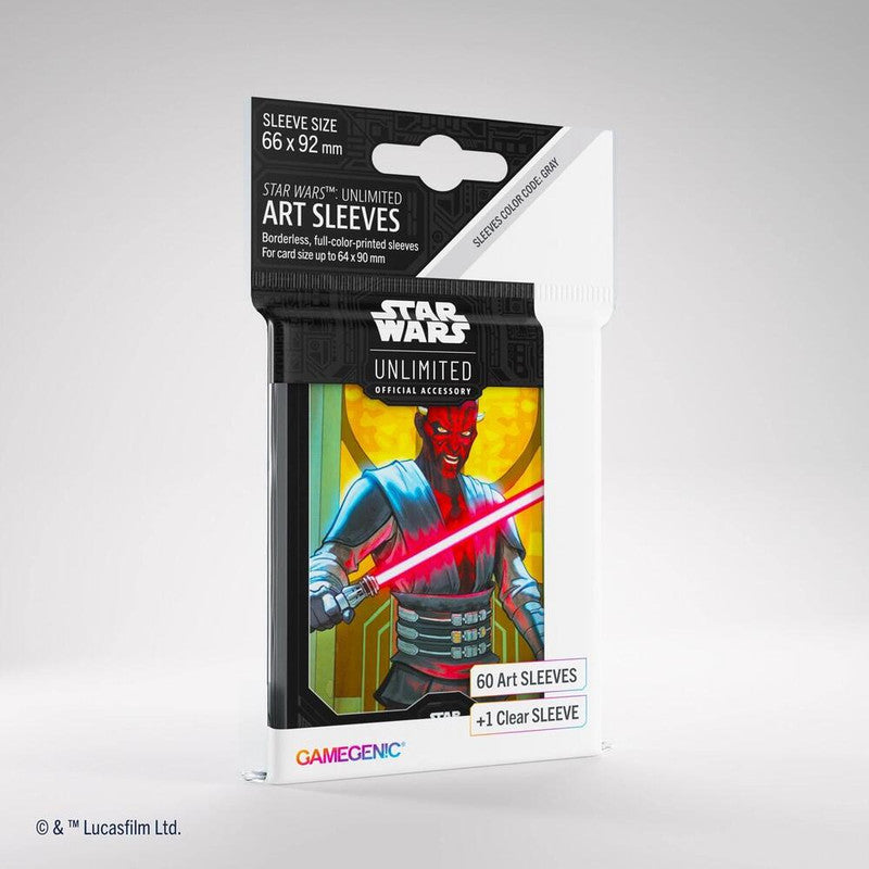 Gamegenic Star Wars Unlimited: Art Sleeves - Darth Maul