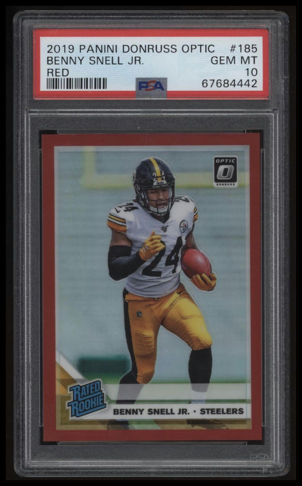 2019 Panini Donruss Optic Benny Snell Jr. Red PSA 10